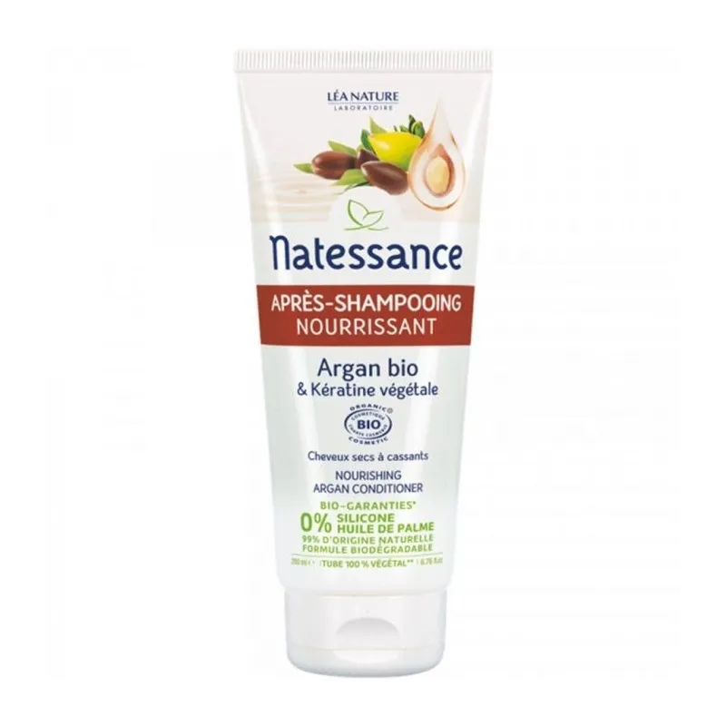 Natessance Après Shampooing Nourrissant Argan Bio 200ml