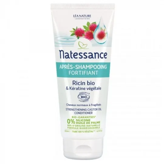 Natessance Après-Shampooing Fortifiant Ricin Bio 200ml Natessance Après-Shampooing Fortifiant Ricin Bio 200ml