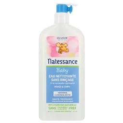 Natessance Bébé Eau Nettoyante Sans Rinçage 500ml