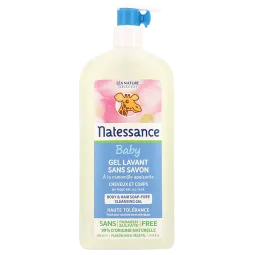 Natessance Bébé Gel Lavant Naturel 500ml