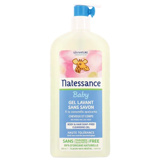 Natessance Bébé Gel Lavant Naturel 500ml Natessance Bébé Gel Lavant Naturel 500ml