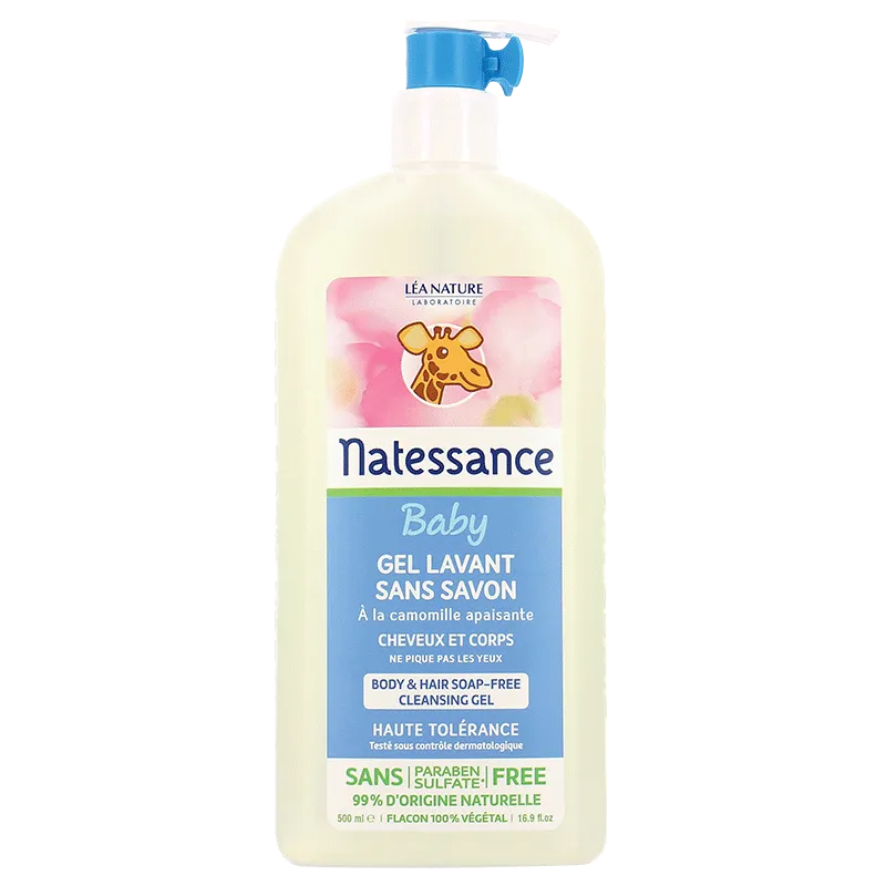 Natessance Bébé Gel Lavant Naturel 500ml Natessance Bébé Gel Lavant Naturel 500ml