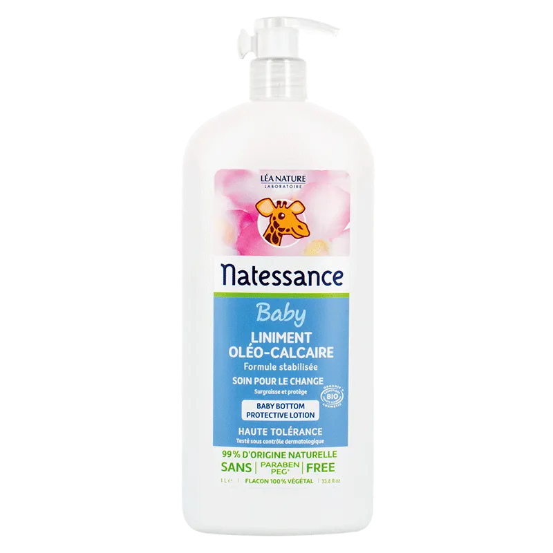 Natessance Bébé Liniment Oleo Calcaire Bio 1 litre