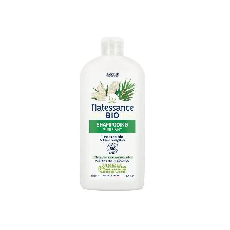 Natessance Bio Shampooing Purifiant Tea Tree 500ml