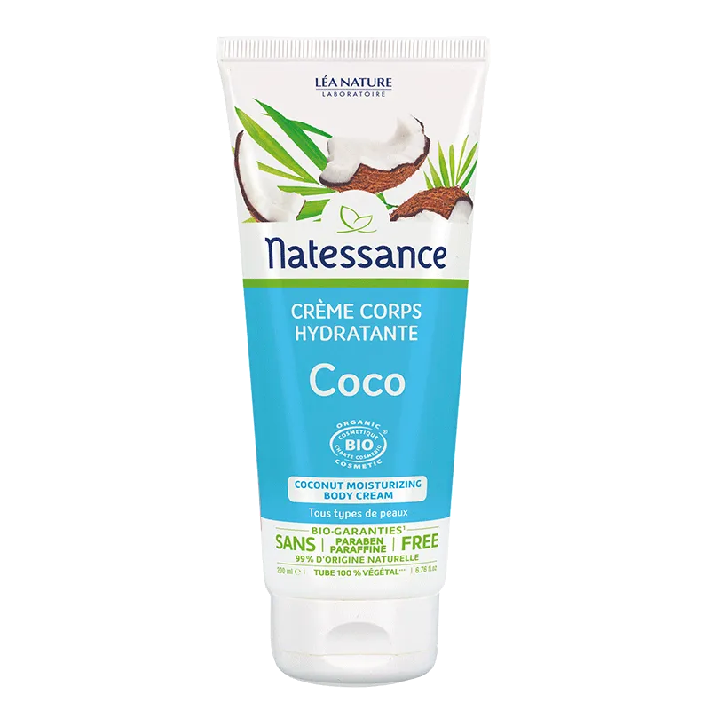 Natessance Crème Corps Coco Bio 200ml Natessance Crème Corps Coco Bio 200ml