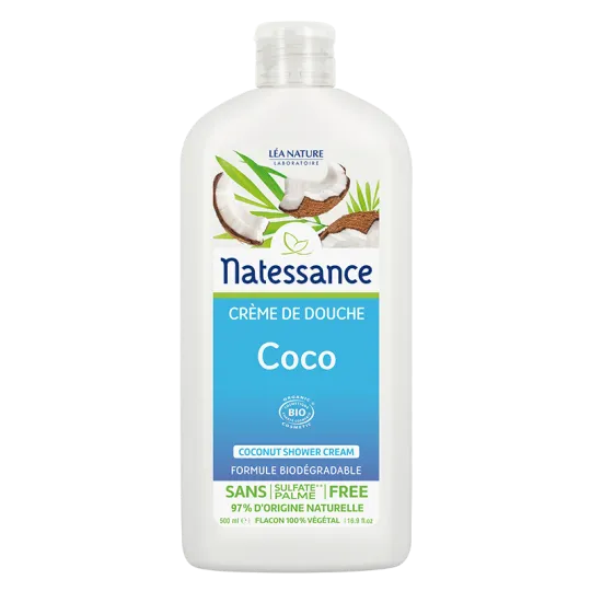 Natessance Crème de Douche Coco Bio 500ml Natessance Crème de Douche Coco Bio 500ml