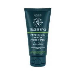 Natessance Crème de Soin au Ricin pour la Barbe 50ml