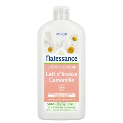 Natessance Crème Douche Lait d'Anesse Camomille Bio 500ml
