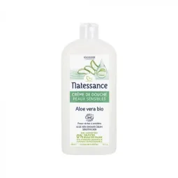 Natessance Crème Douche Peaux Sensibles Aloe Vera Bio 500ml