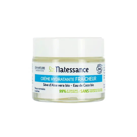 Natessance Crème Hydra Fraîcheur Bio 50ml Natessance Crème Hydra Fraîcheur Bio 50ml