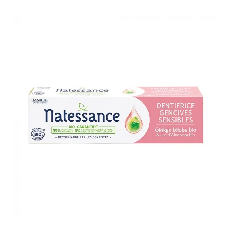 Natessance Dentifrice Gencives Sensibles Bio 75ml Natessance Dentifrice Gencives Sensibles Bio 75ml