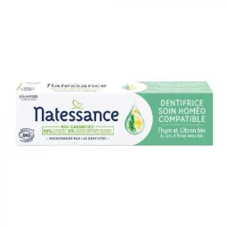 Natessance Dentifrice Soin Homéo Compatible Bio 75ml