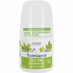 Natessance Déodorant Verveine Bio Roll on 50ml