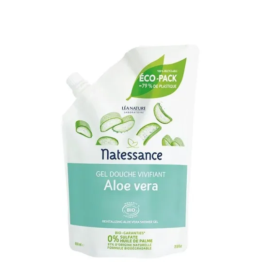 Natessance Gel Douche Aloe Vera Bio Eco-pack 650ml Natessance Gel Douche Aloe Vera Bio Eco-pack 650ml