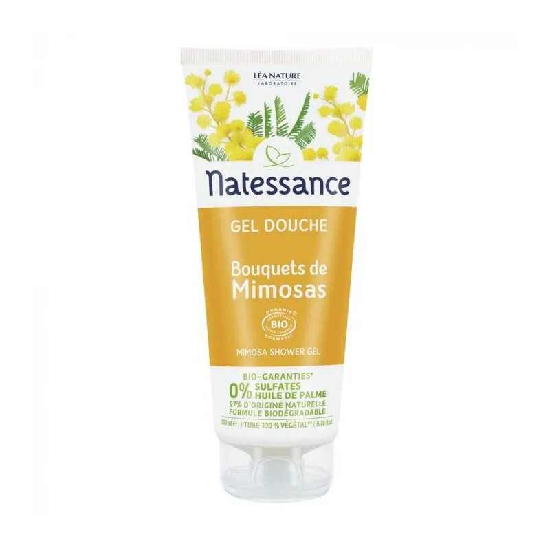Natessance Gel Douche Bouquets de Mimosas Bio 200ml