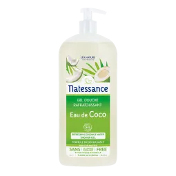 Natessance Gel Douche Eau de Coco bio 1 Litre
