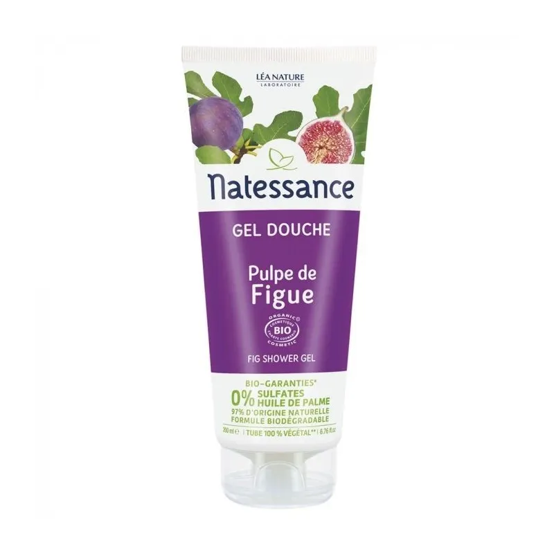 Natessance Gel Douche Pulpe de Figue Bio 200ml