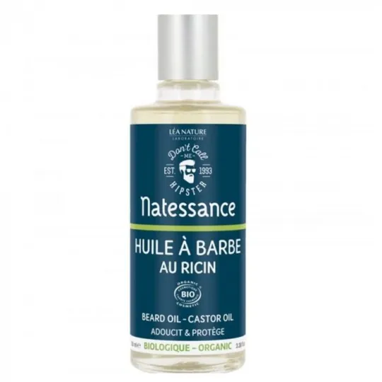 Natessance Huile à Barbe au Ricin Bio 100ml Natessance Huile à Barbe au Ricin Bio 100ml