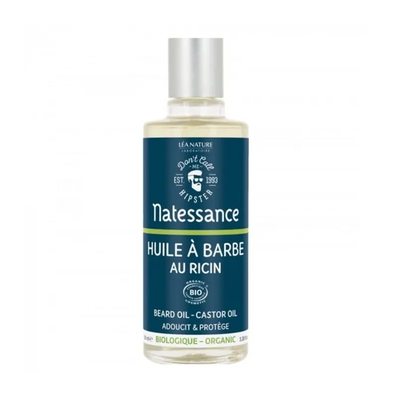 Natessance Huile à Barbe au Ricin Bio 100ml Natessance Huile à Barbe au Ricin Bio 100ml