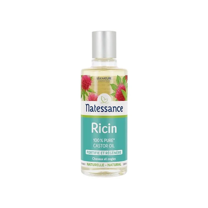 Natessance Huile Végétale de Ricin 100ml Natessance Huile Végétale de Ricin 100ml