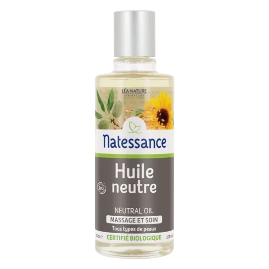 Natessance Huile Végétale Neutre Bio 100ml Natessance Huile Végétale Neutre Bio 100ml