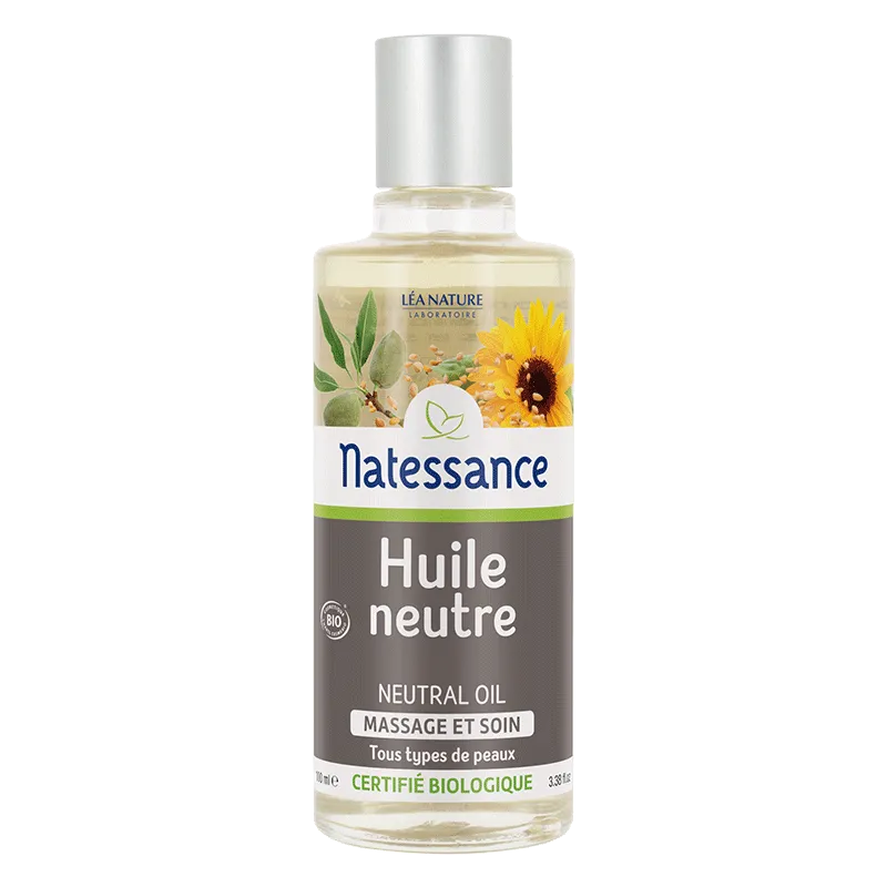 Natessance Huile Végétale Neutre Bio 100ml Natessance Huile Végétale Neutre Bio 100ml