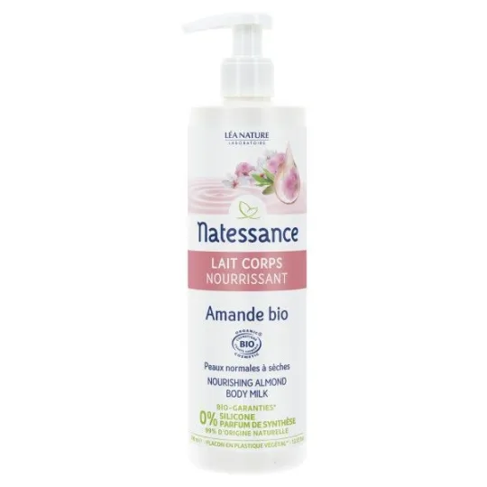 Natessance Lait Corps Nourrissant Amande Bio 400ml Natessance Lait Corps Nourrissant Amande Bio 400ml