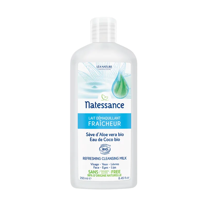 Natessance Lait Démaquillant Hydra Fraîcheur bio 250ml