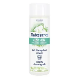 Natessance Lait Démaquillant Velouté Bio Aloe Vera 200ml