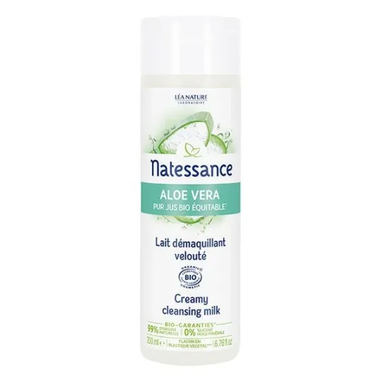 Natessance Lait Démaquillant Velouté Bio Aloe Vera 200ml Natessance Lait Démaquillant Velouté Bio Aloe Vera 200ml