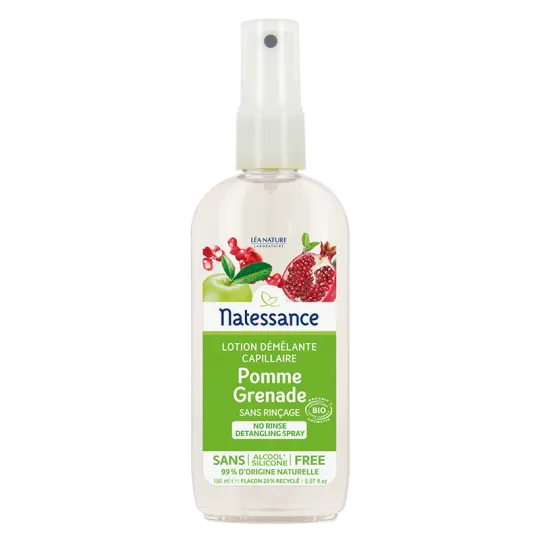 Natessance Lotion Démêlante Pomme Grenade Bio 150 ml