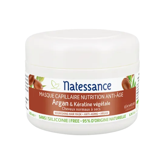 Natessance Masque Capillaire Argan 200ml Natessance Masque Capillaire Argan 200ml