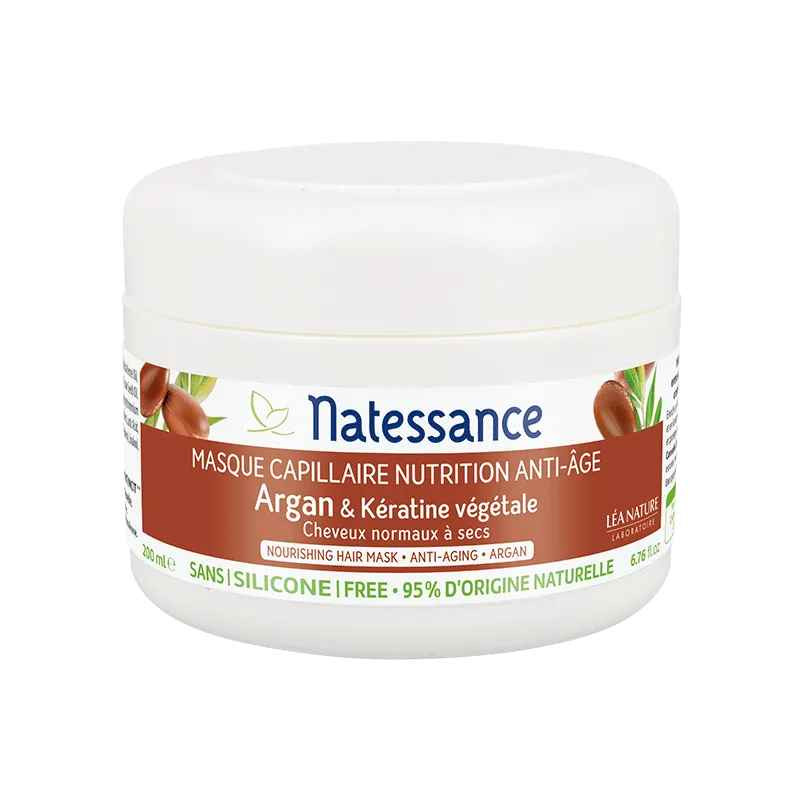 Natessance Masque Capillaire Argan 200ml Natessance Masque Capillaire Argan 200ml