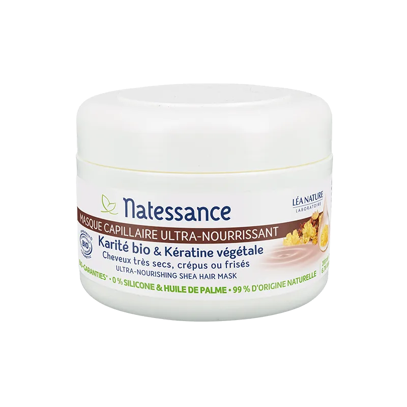 Natessance Masque Capillaire Ultra-nourrissant Bio 200ml Natessance Masque Capillaire Ultra-nourrissant Bio 200ml