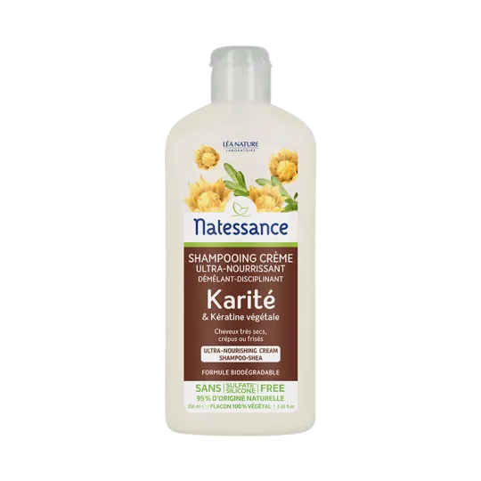 Natessance Shampooing Crème Karité 250ml Natessance Shampooing Crème Karité 250ml