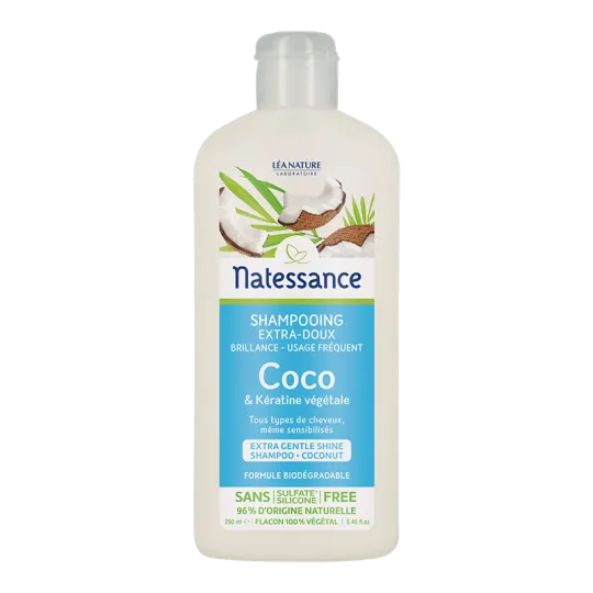 Natessance Shampooing Extra Doux Coco 250ml Natessance Shampooing Extra Doux Coco 250ml
