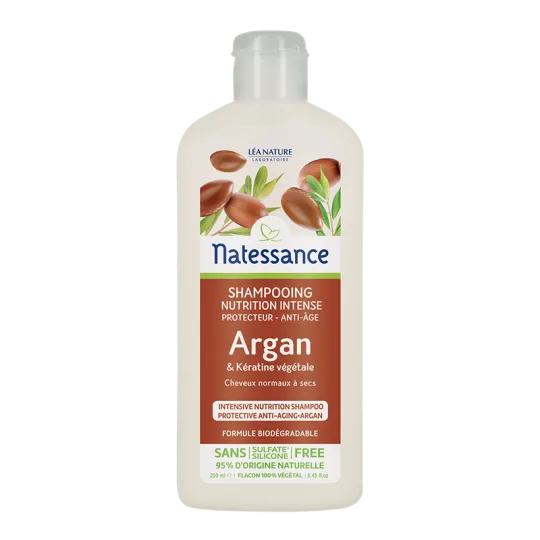 Natessance Shampooing Nutritif Huile d'Argan 250ml