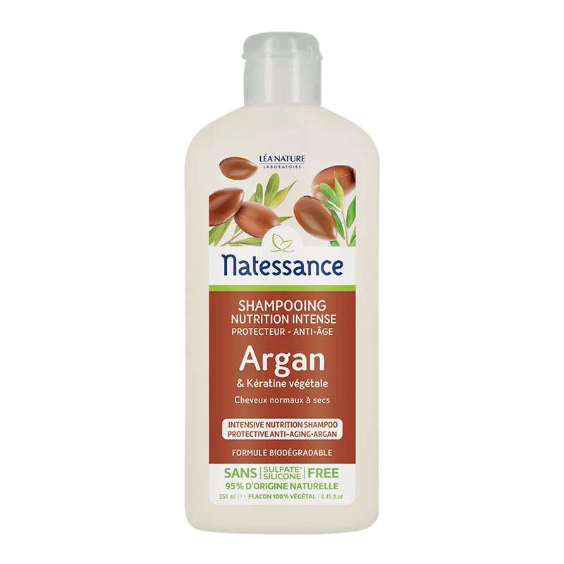 Natessance Shampooing Nutritif Huile d'Argan 250ml