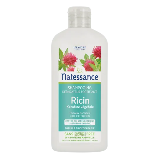 Natessance Shampooing Réparateur Huile de Ricin 100ml Natessance Shampooing Réparateur Huile de Ricin 100ml