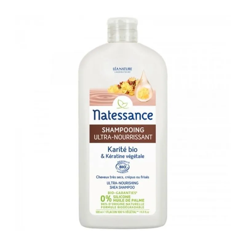 Natessance Shampooing Ultra Nourrissant Karité Bio 500ml Natessance Shampooing Ultra Nourrissant Karité Bio 500ml