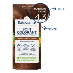 Natessance Soin Colorant 4.3 Marron Doré