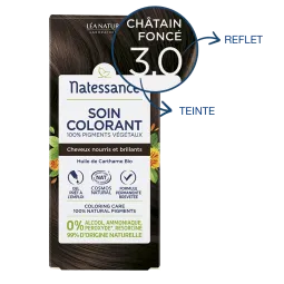 Natessance Soin Colorant Châtain Foncé 3.0