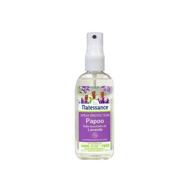 Natessance Spray Protecteur Papoo Répulsif Bio 100ml Natessance Spray Protecteur Papoo Répulsif Bio 100ml
