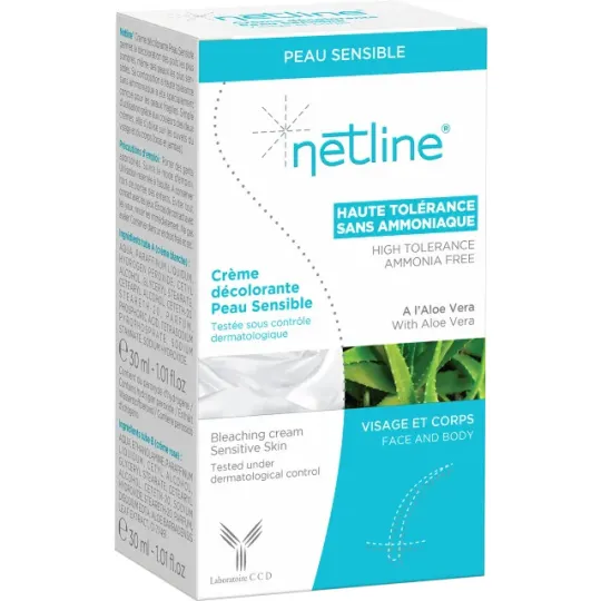 Netline Crème décolorante Peaux sensibles Netline Crème décolorante Peaux sensibles