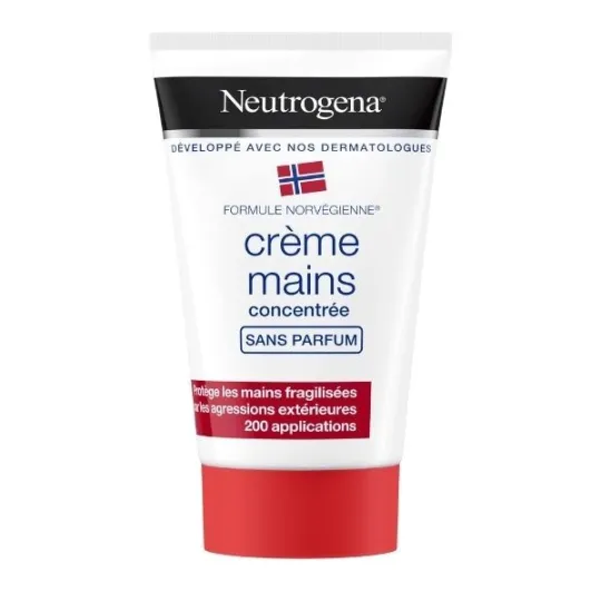 Neutrogena Crème Mains Concentrée Non Parfumée Formule Norvégienne 50ml Neutrogena Crème Mains Concentrée Non Parfumée Formule Norvégienne 50ml