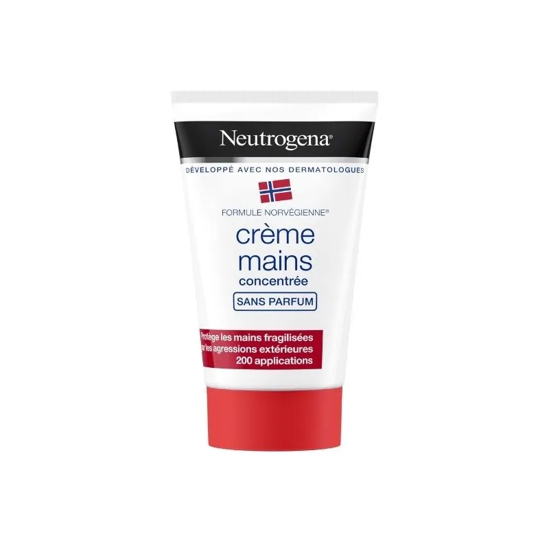 Neutrogena Crème Mains Concentrée Non Parfumée Formule Norvégienne 50ml Neutrogena Crème Mains Concentrée Non Parfumée Formule Norvégienne 50ml
