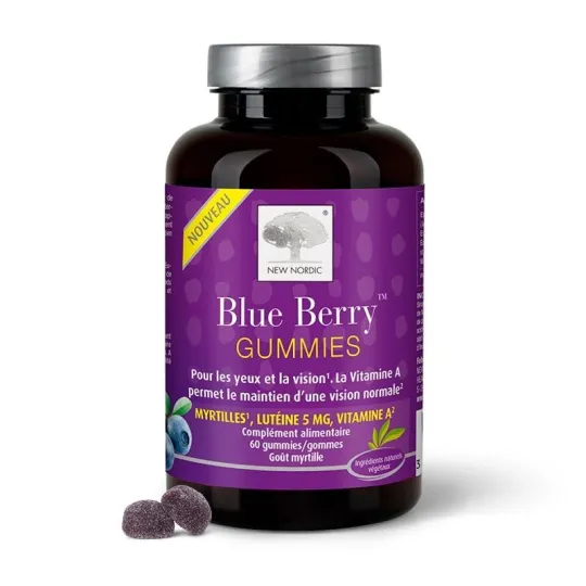New Nordic Blue Berry 60 Gummies