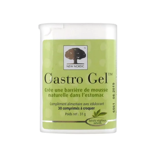New Nordic Gastro Gel 30 comprimés.
