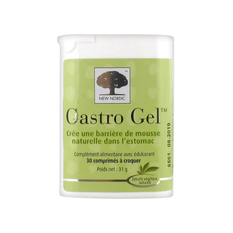 New Nordic Gastro Gel 30 comprimés.
