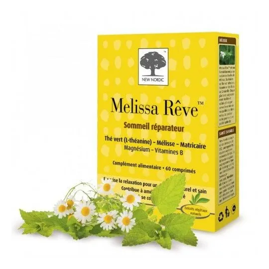 New Nordic Melissa Rêve 60 comprimés New Nordic Melissa Rêve 60 comprimés